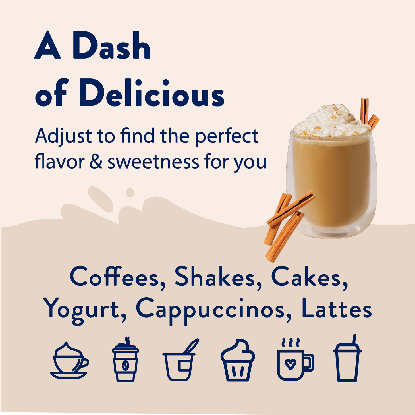 Naturally Sweetened Cinnamon Dolce Syrup - 375ml