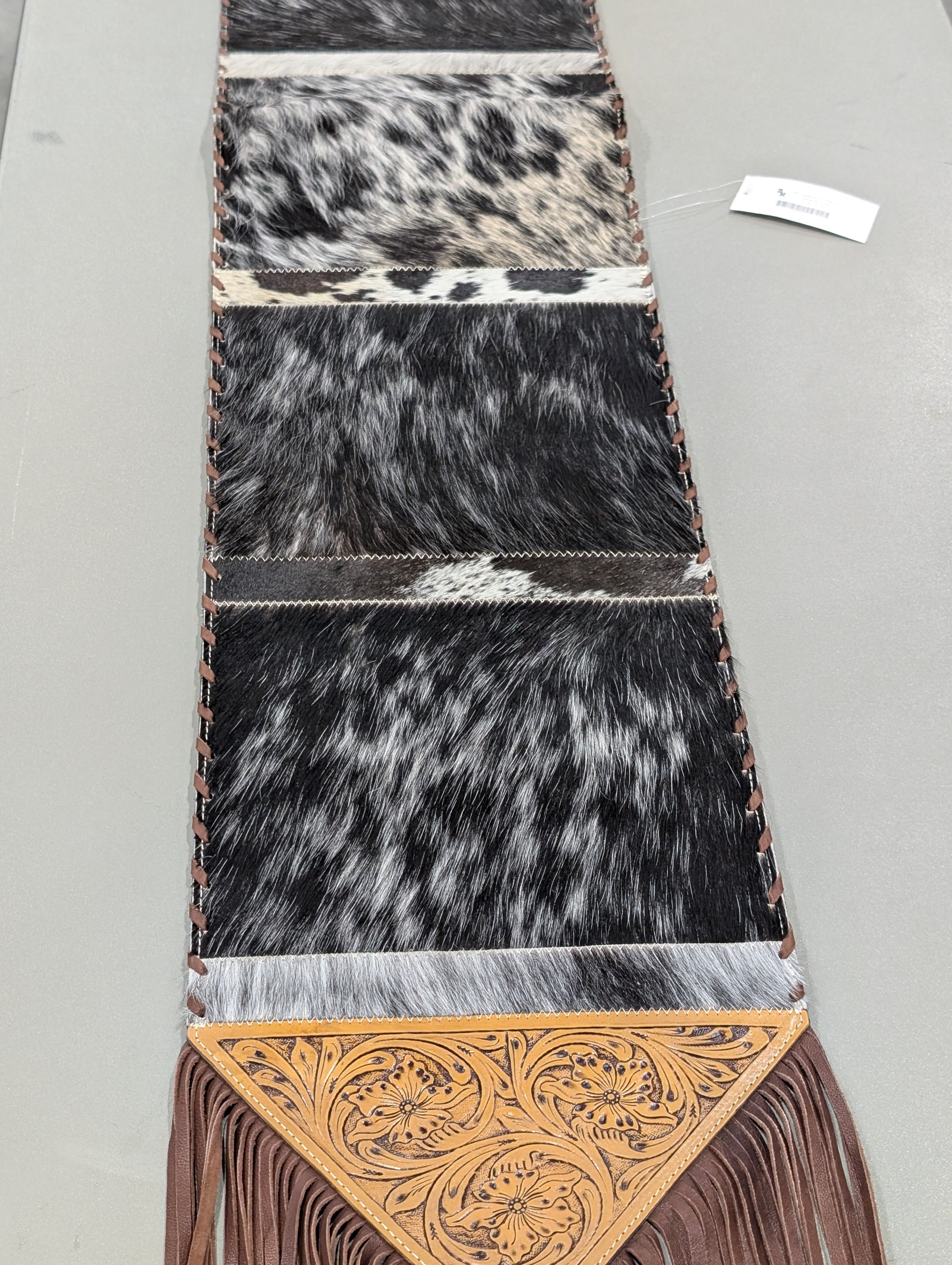 Genuine Cowhide Table runner