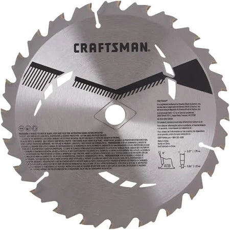 CRAFTSMAN 7-1/4-in 24-Tooth Carbide Circular Saw Blade CMAS3725243