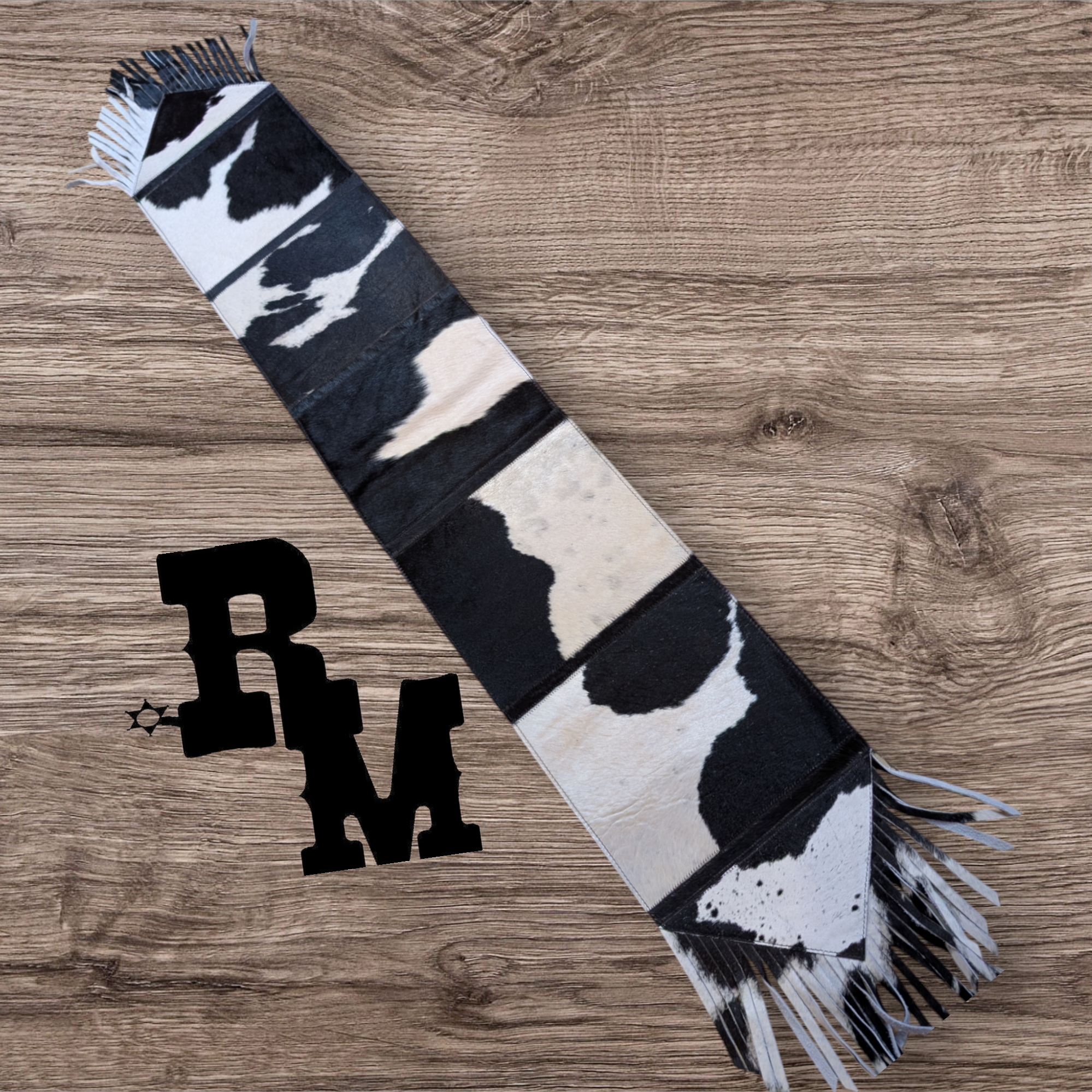 Genuine Cowhide Table Runner