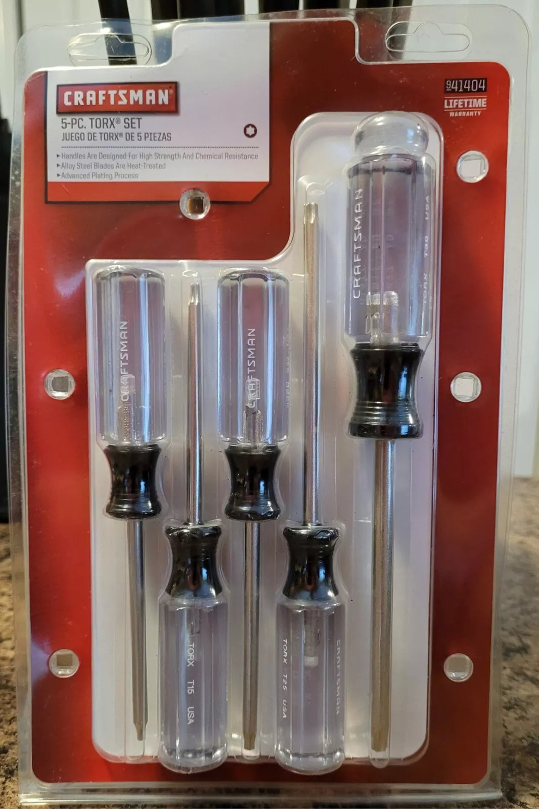 Craftsman 5 Piece Torx Set