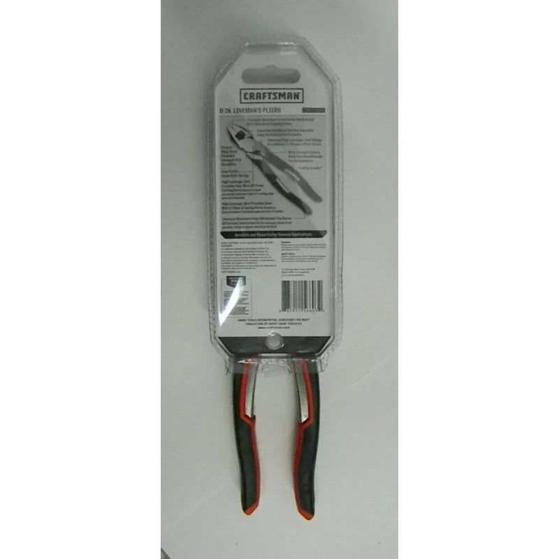 Craftsman Lineman Pliers With Wire Cutter With TruGrip Handle