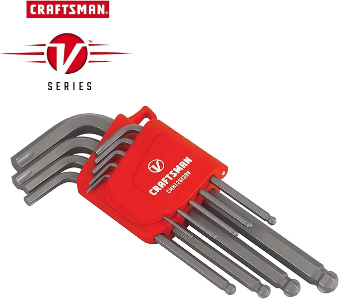 Craftsman V-Series X-Tract Technology Metric L-Handle Ball End Hex Key Set 9 pc