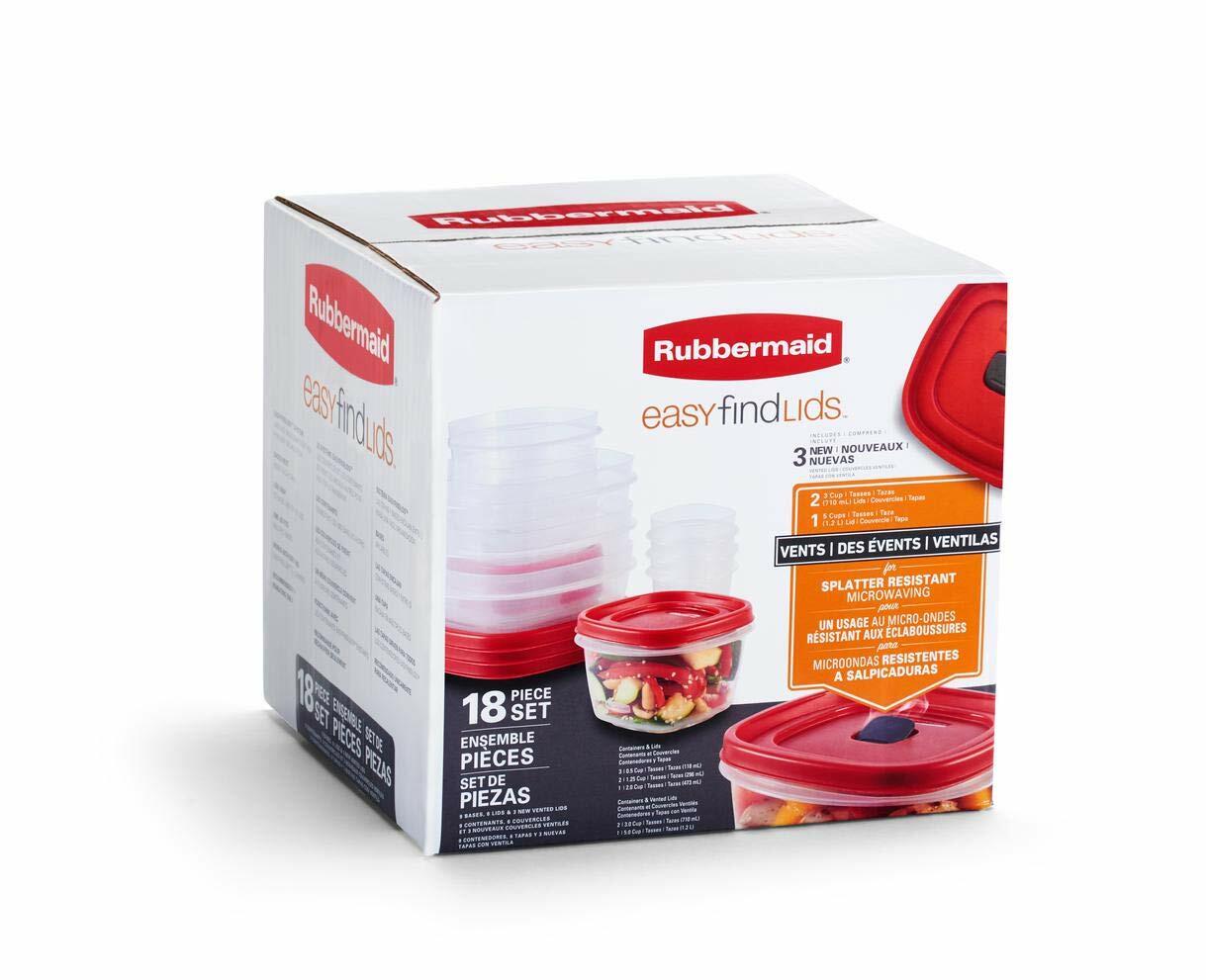 Nesting Plastic Food Containers with Leak-Resistant Snap-On Lids