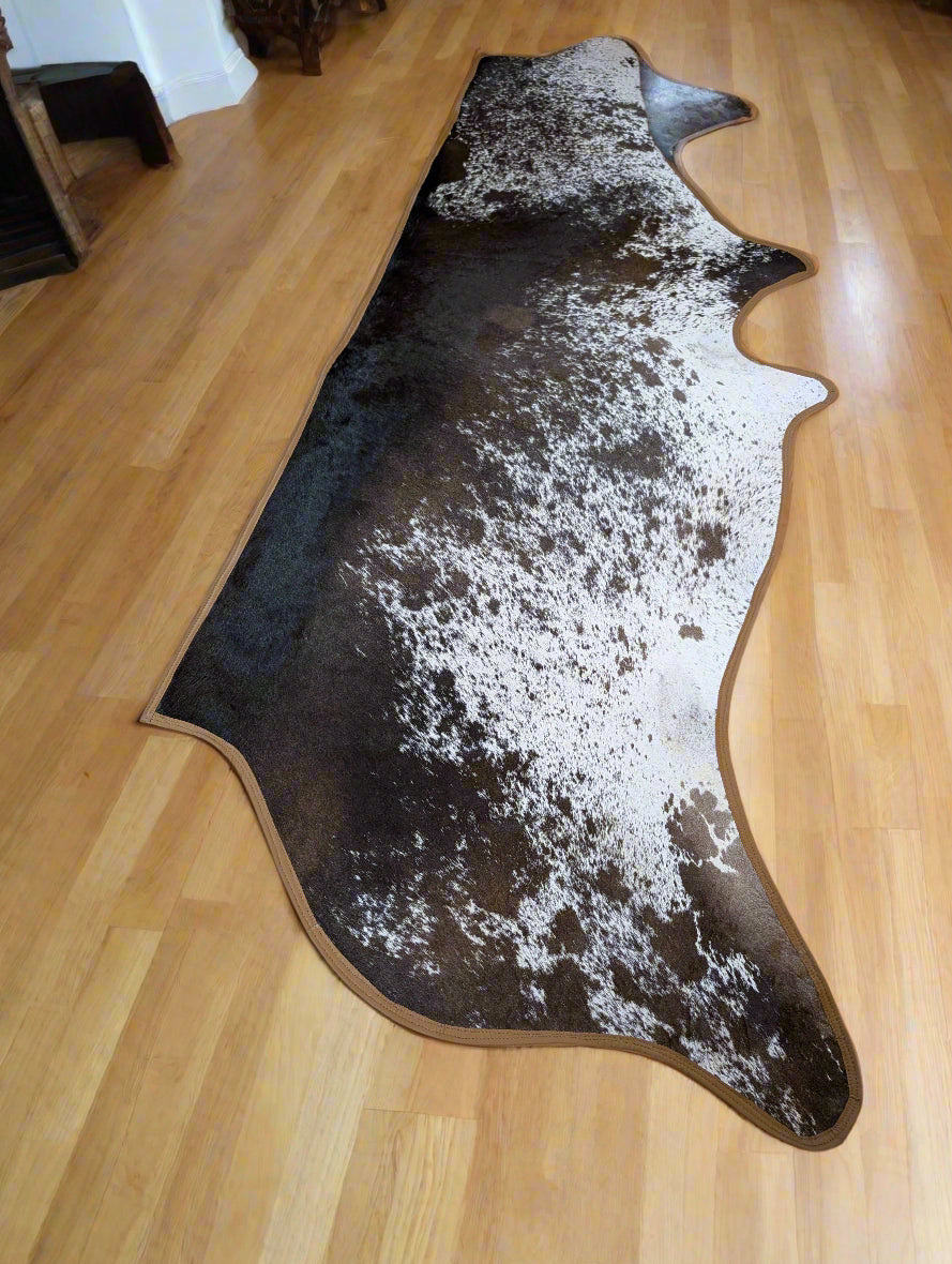 Large Genuine Cowhide Floor Runner