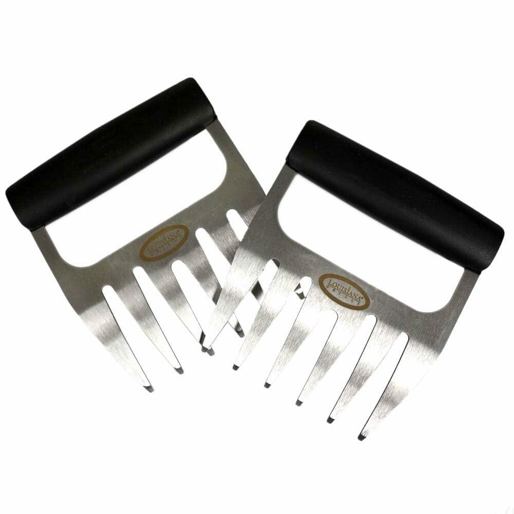 Heavy-duty BBQ meat claws with ergonomic handles by Louisiana Grills