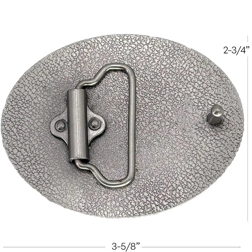 Native Style Turquoise Bead Belt Buckle