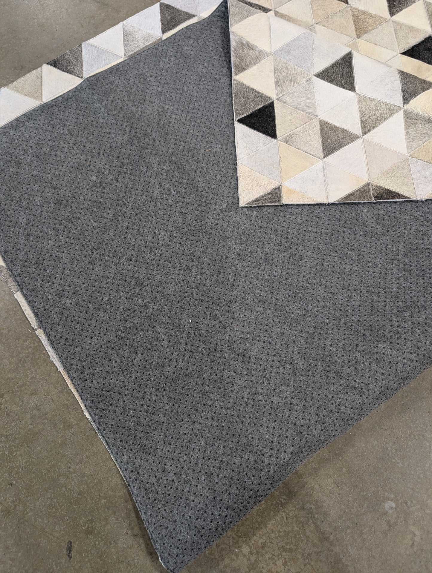 4x6 Cowhide Patchwork Area Rug