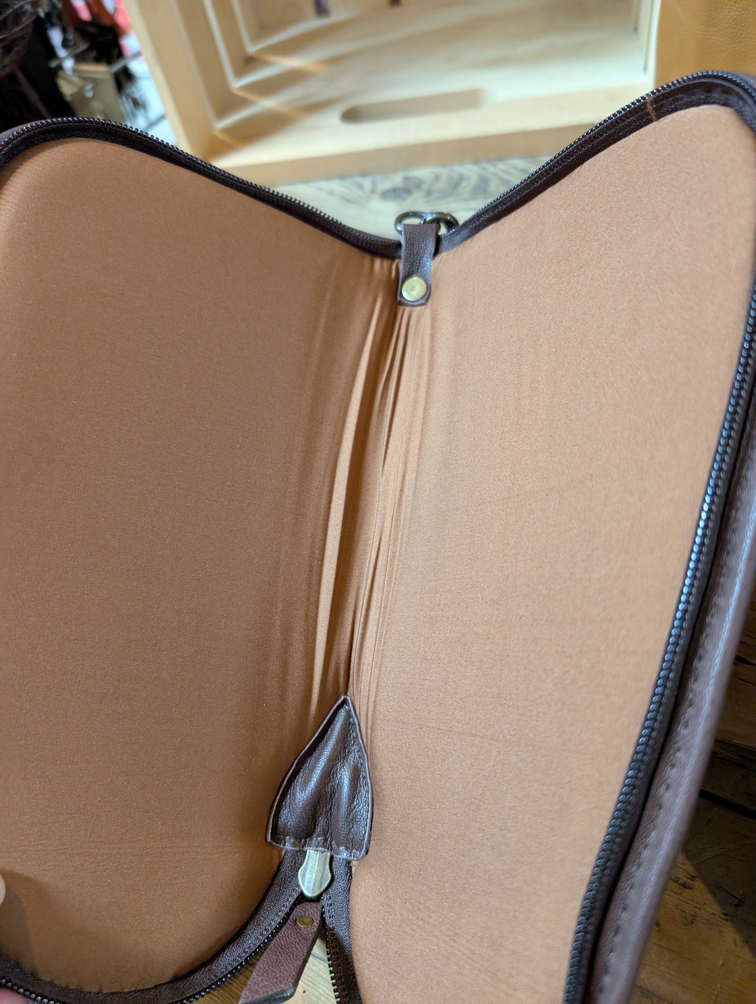 Premium Leather & Cowhide Pistol Bag