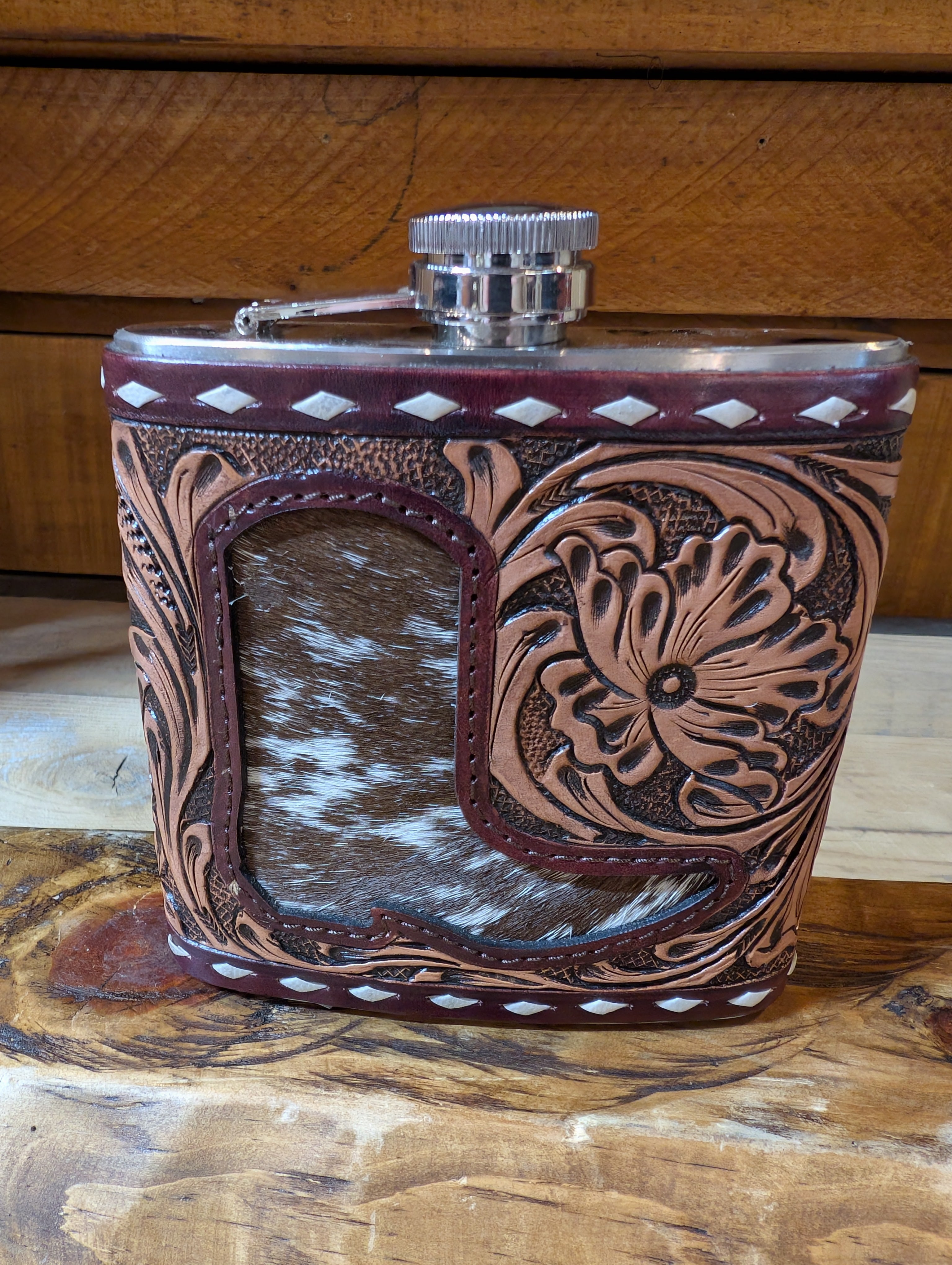 Classic Leather Flask