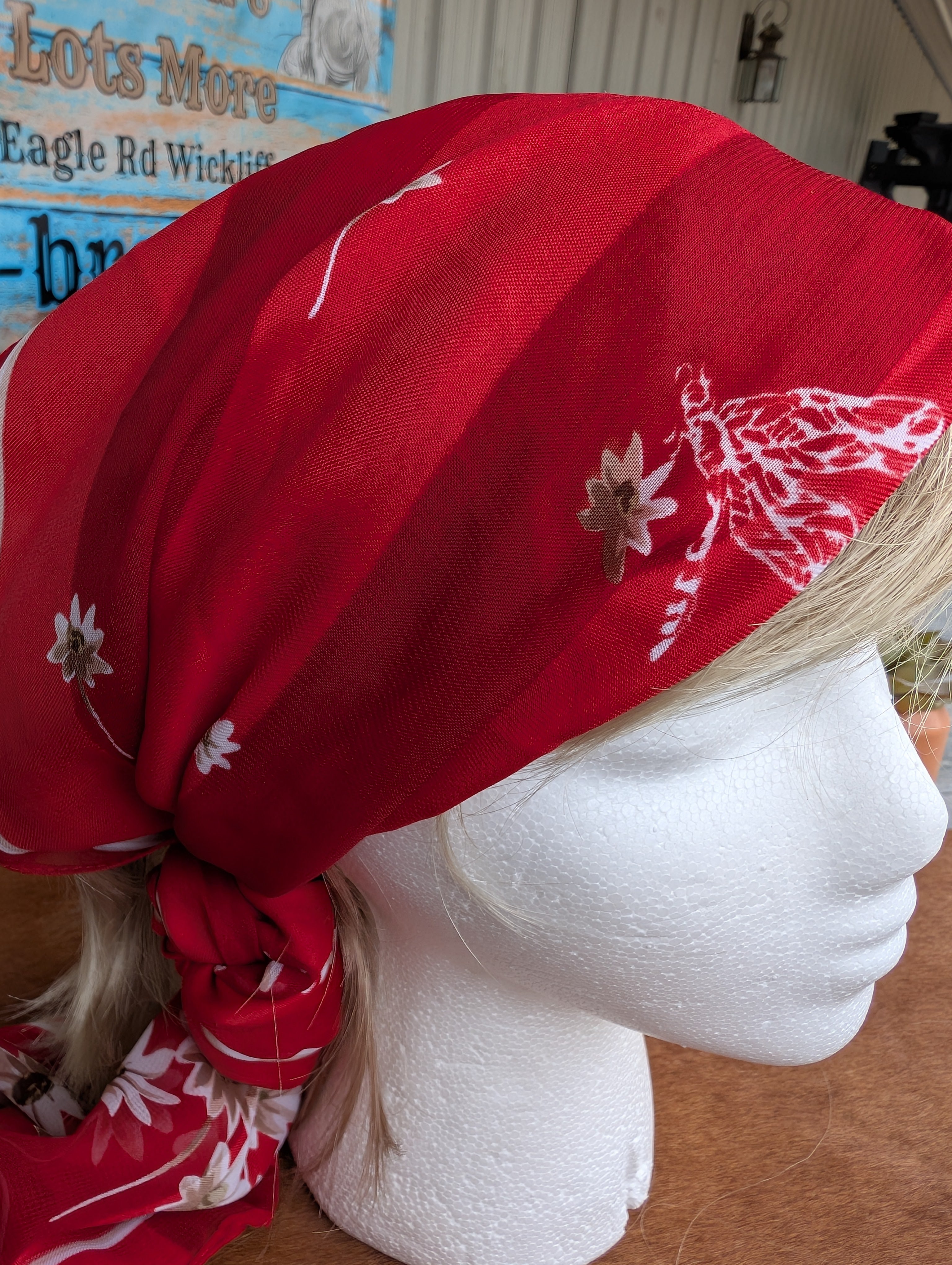 "Colorful fashion headband scarf great for any season"