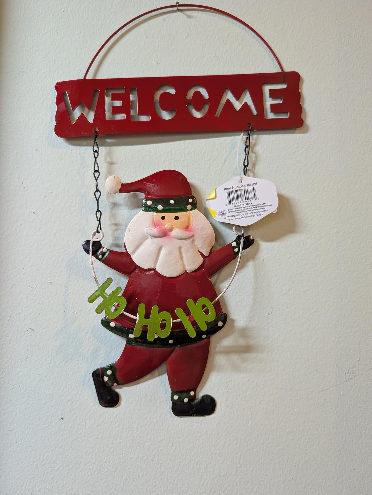 Small metal Holiday Wall/Door Hangers