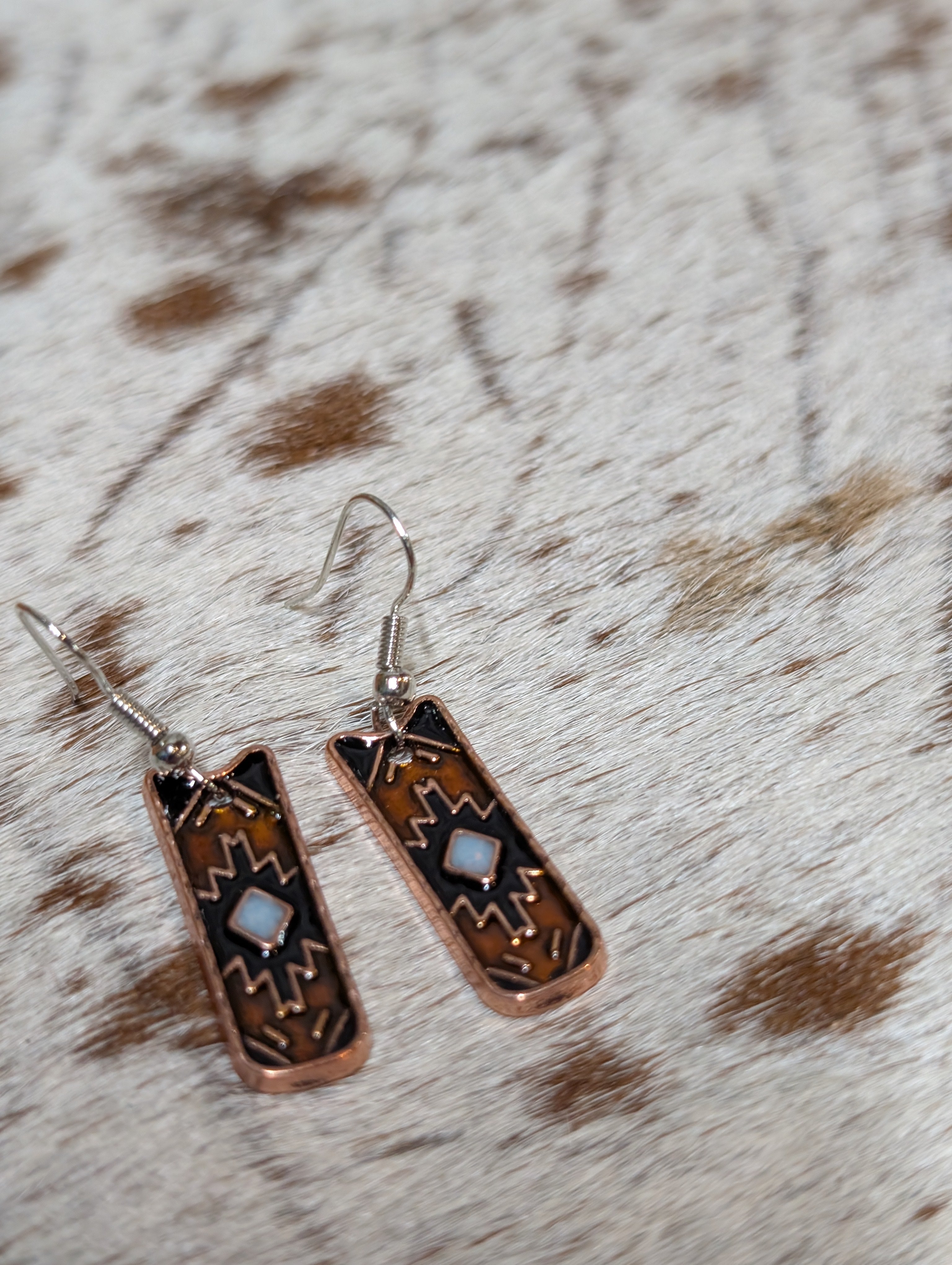 Western Aztec Fashion Earrings