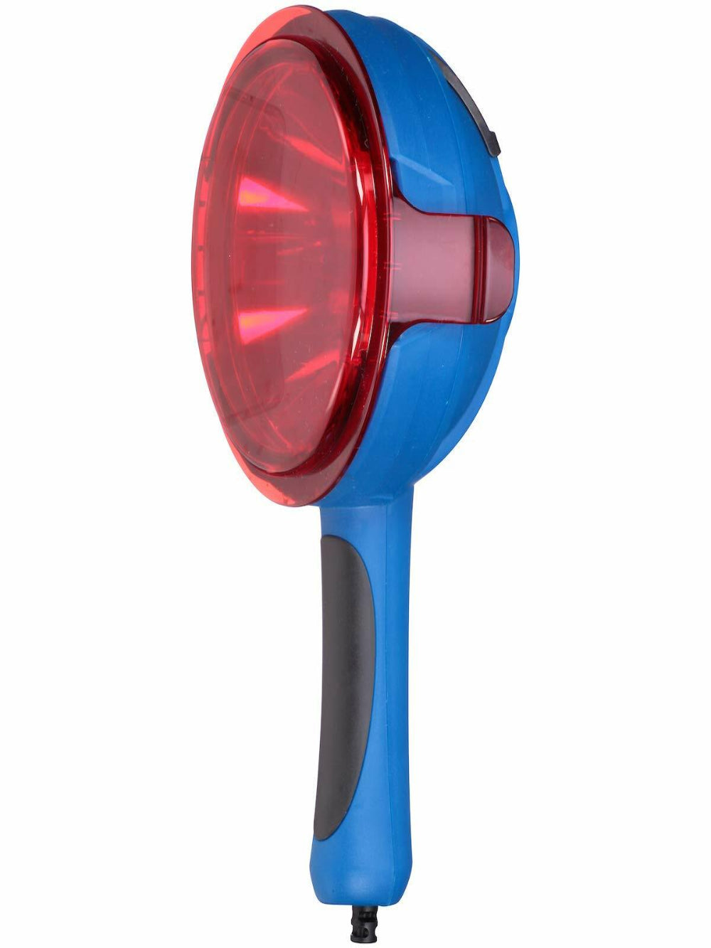 Peak blue lens spotlight with detachable red filter for night vision