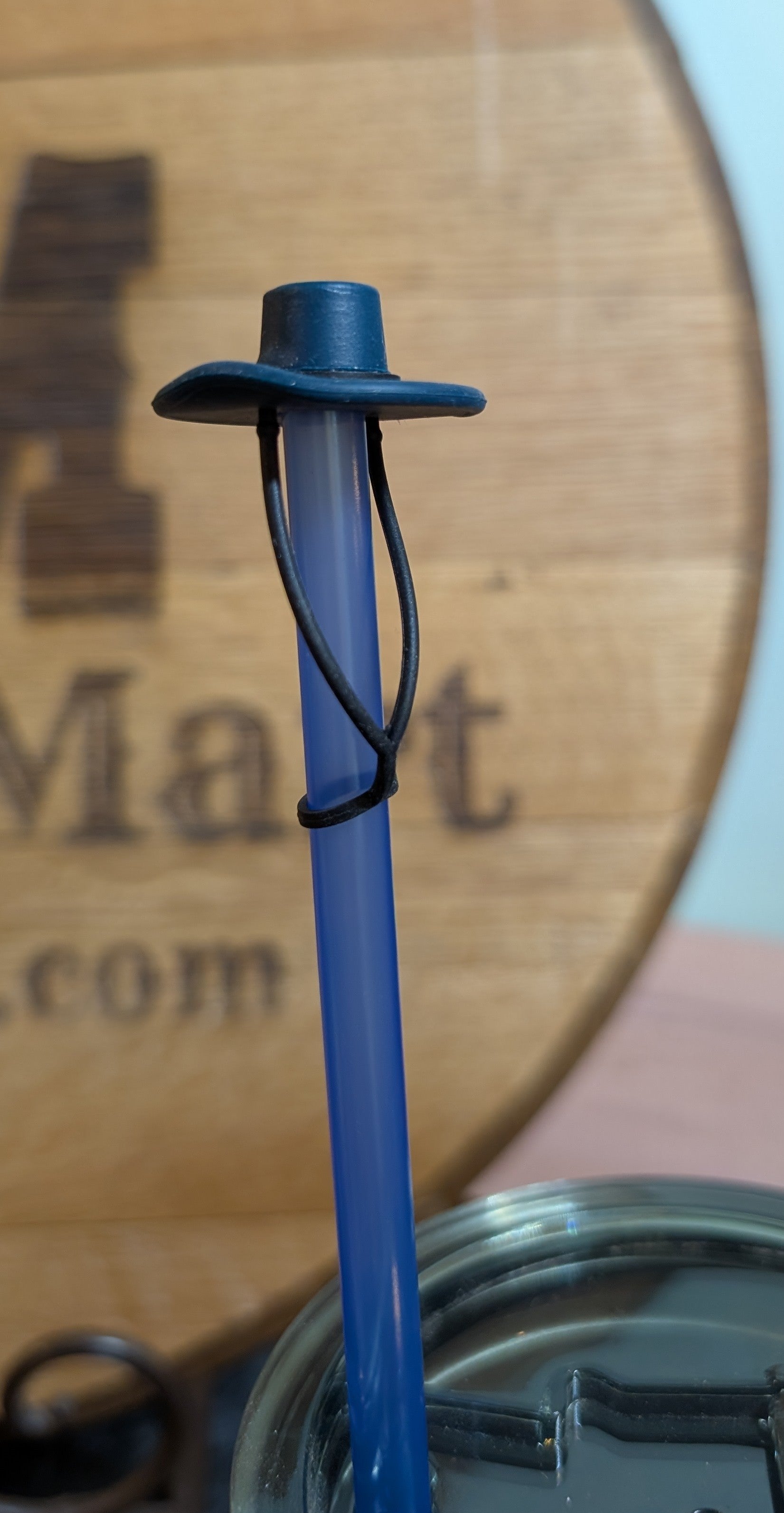 Western Cowboy Hat Silicone Straw Topper – Fun Drink Accessory