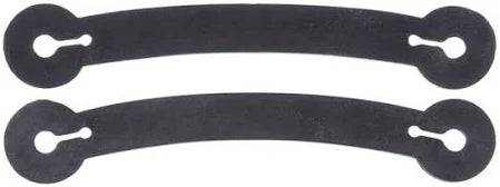 Brown and black Western spur tie strap