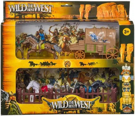 Wild West Wagon & Cowboys