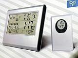 All-in-one digital alarm clock with temperature and humidity display