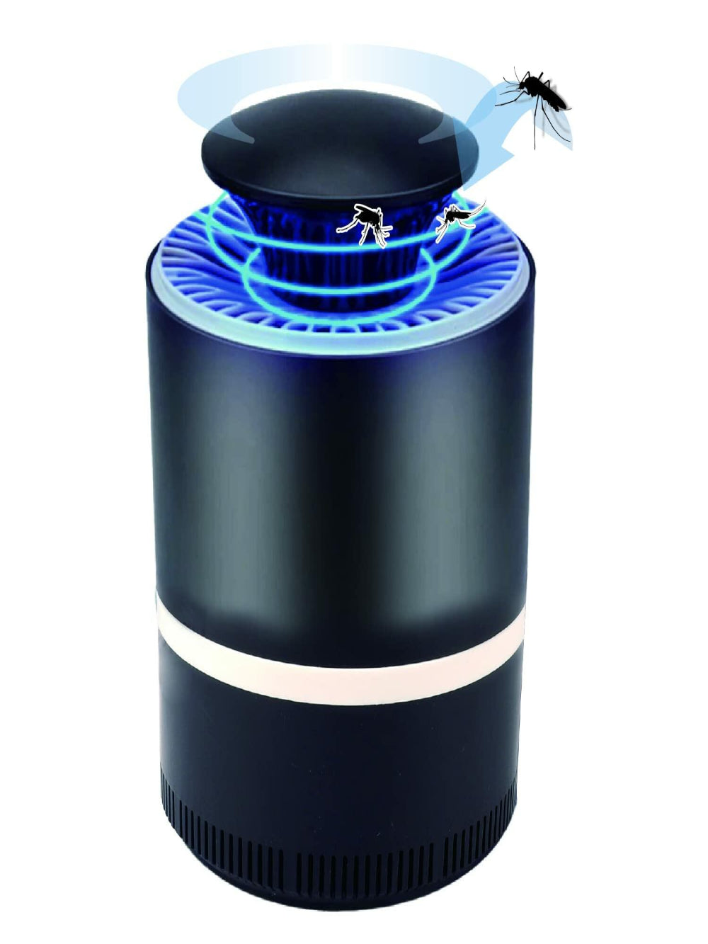 ZapGuard Ultra Silent USB Mosquito Trap in Black