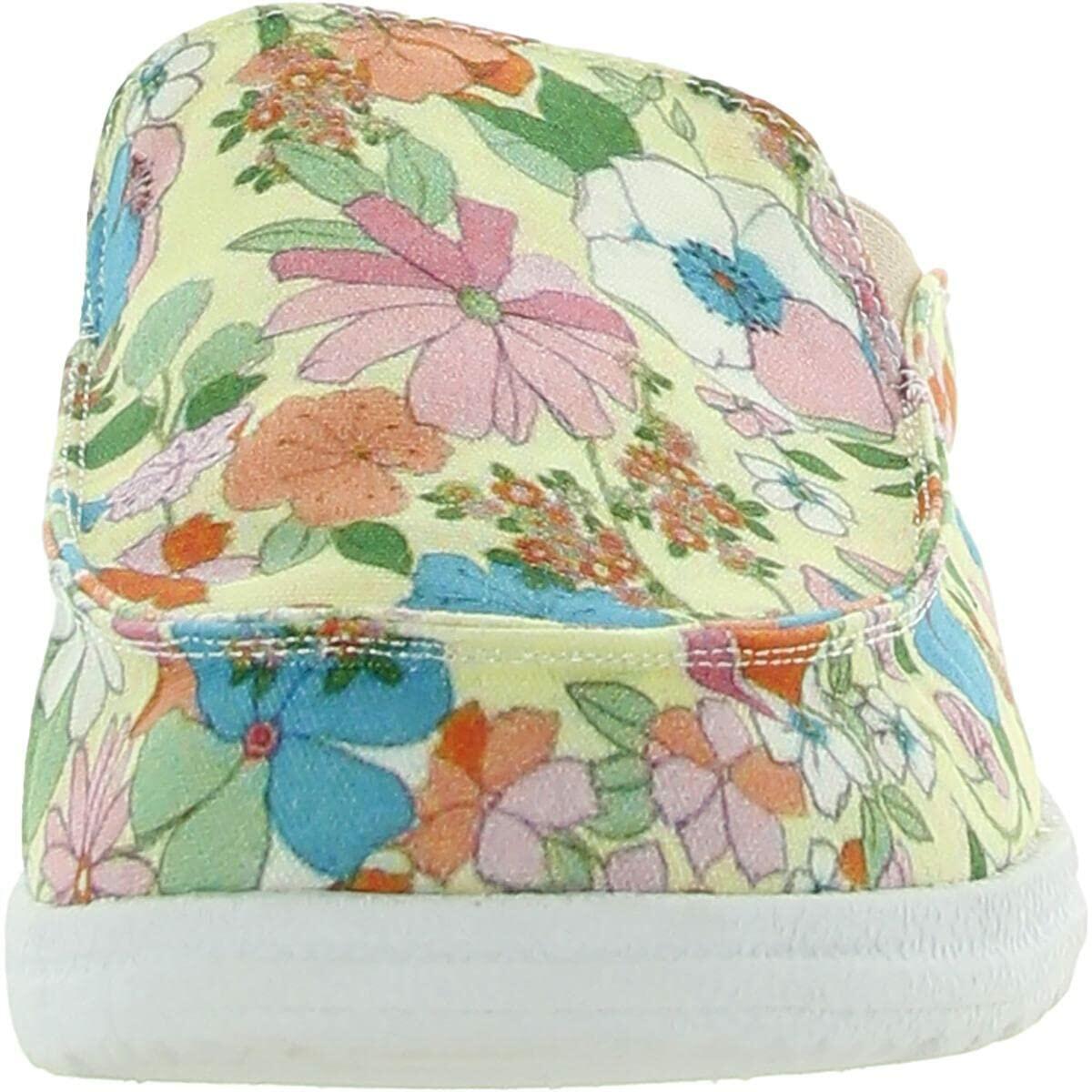 Corkys Pontoon slip-on multi-floral moc toe mule style shoe for women final sale