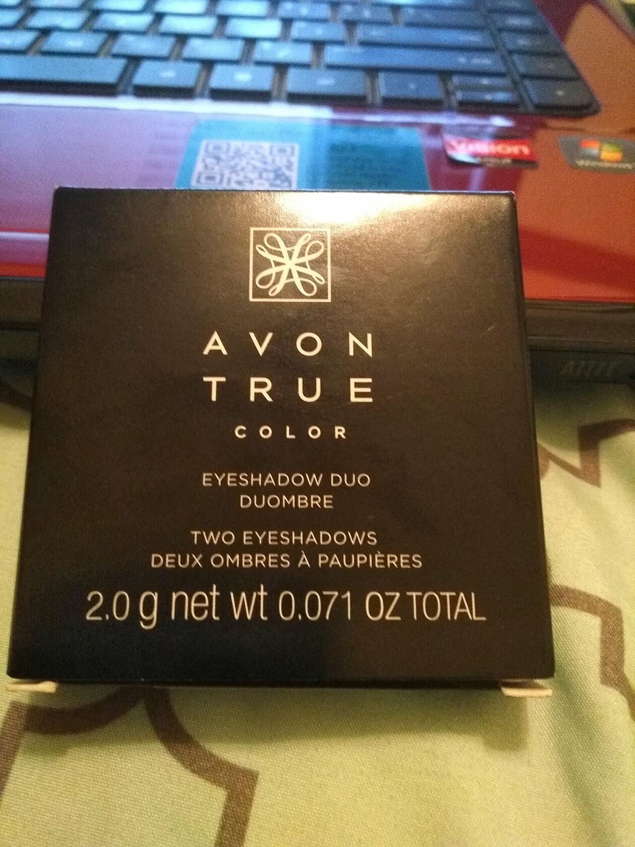 Genuine Avon True Color Eyeshadow Duo – Grey Matters
