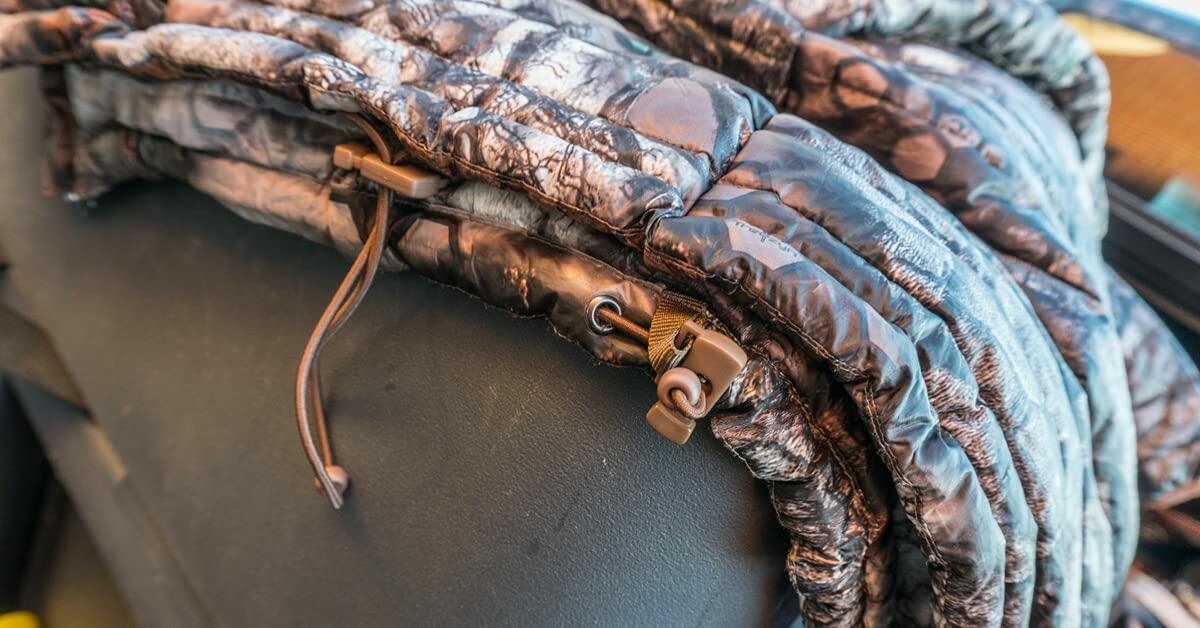 Final Clearance – TREEZYN Men’s Z-Force Puffer Jacket Small | Ultralight Goose Down Hunting Outerwear