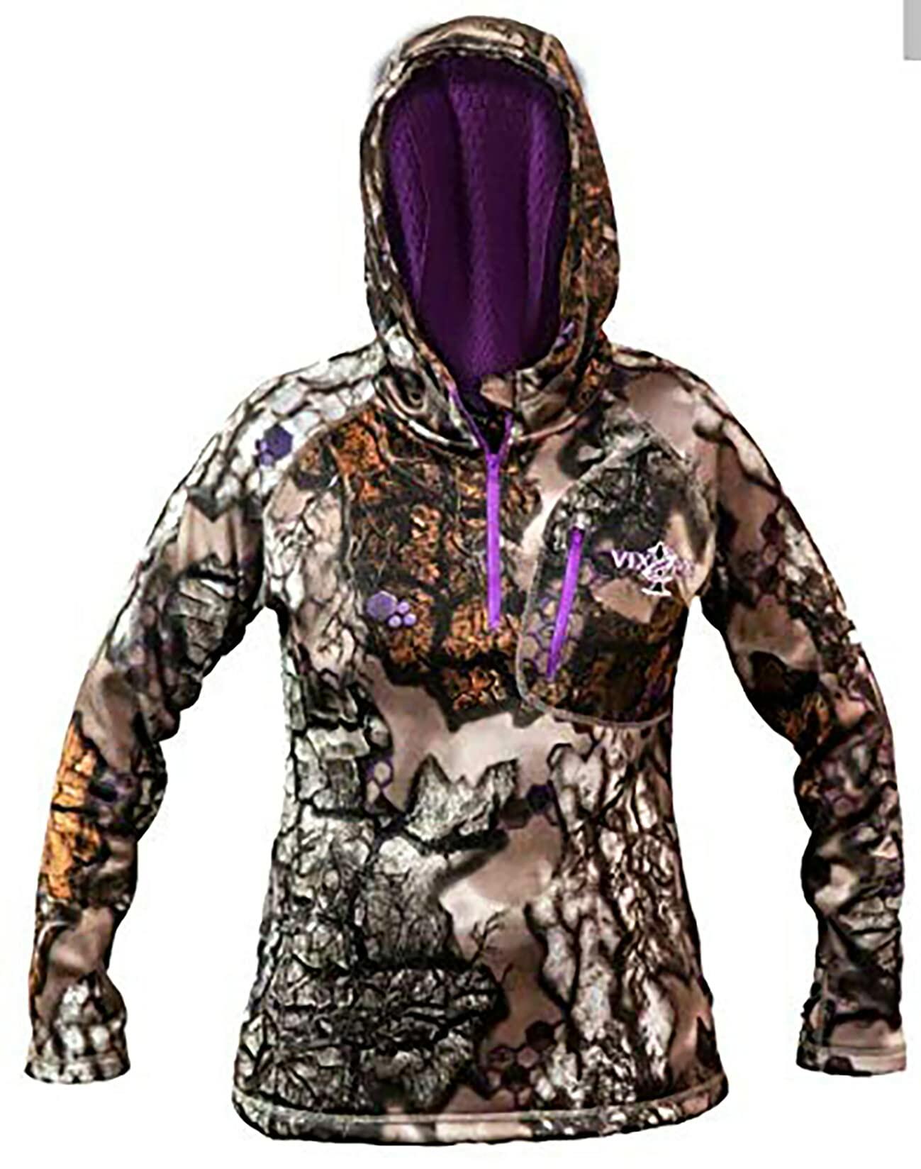 Final Clearance – TREEZYN Women’s Late SEEZYN VIXZYN Hoodie Medium | Silent MicroFleece Hunting Hoodie Last Size