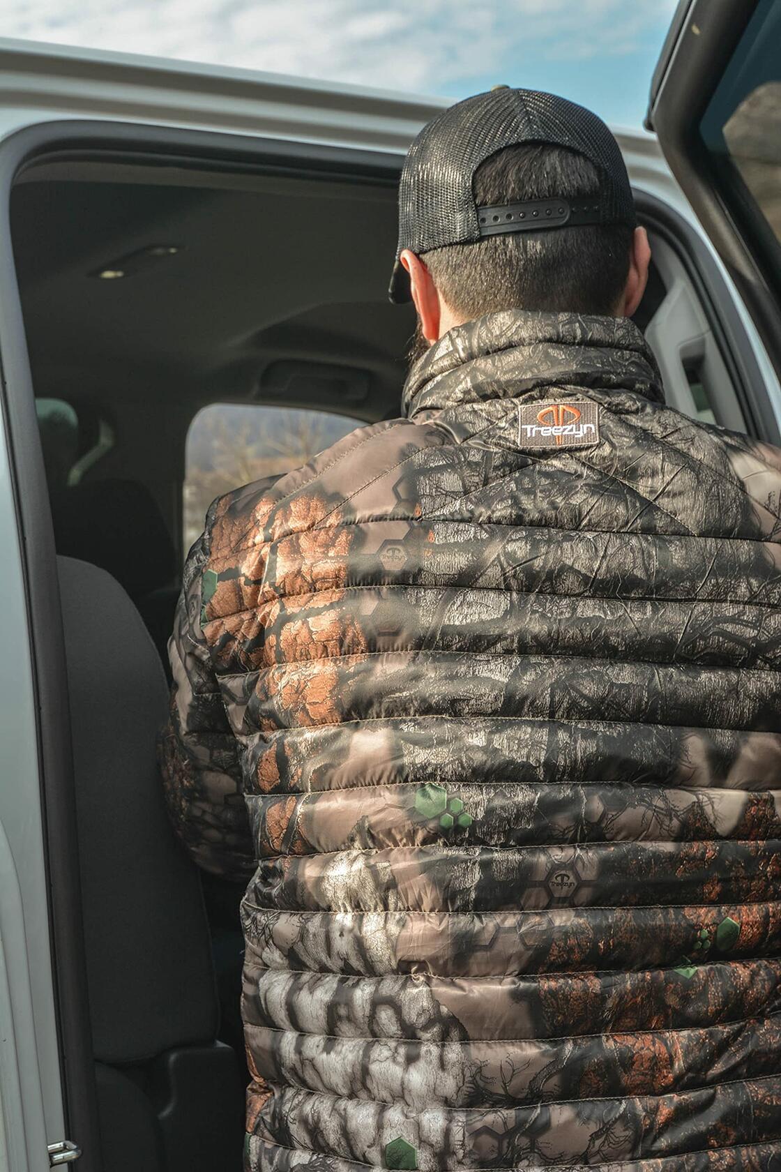 Final Clearance – TREEZYN Men’s Z-Force Puffer Jacket Small | Ultralight Goose Down Hunting Outerwear