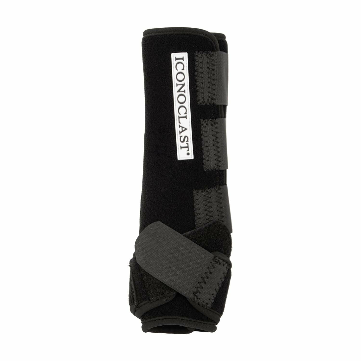 Iconoclast Hind Orthopedic Support Boots MEDIUM Black