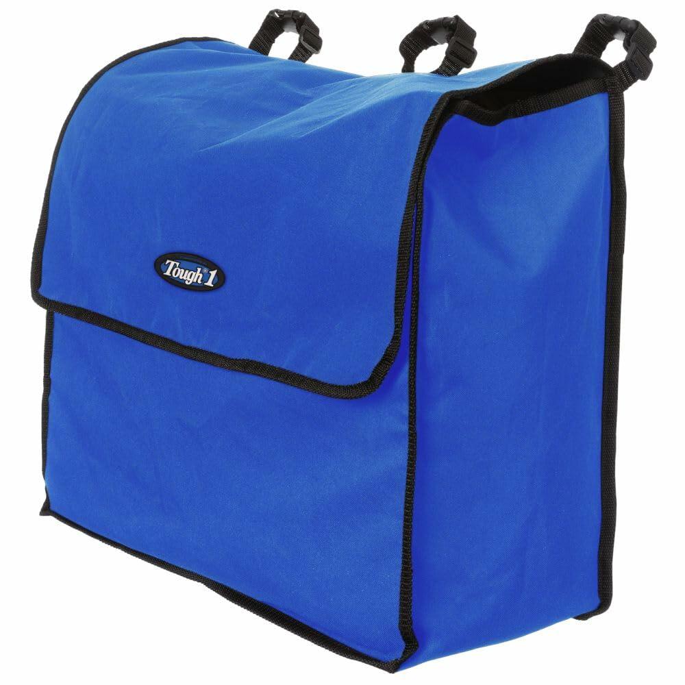 Blue bag with black trim and 'Tough 1' logo on a white background