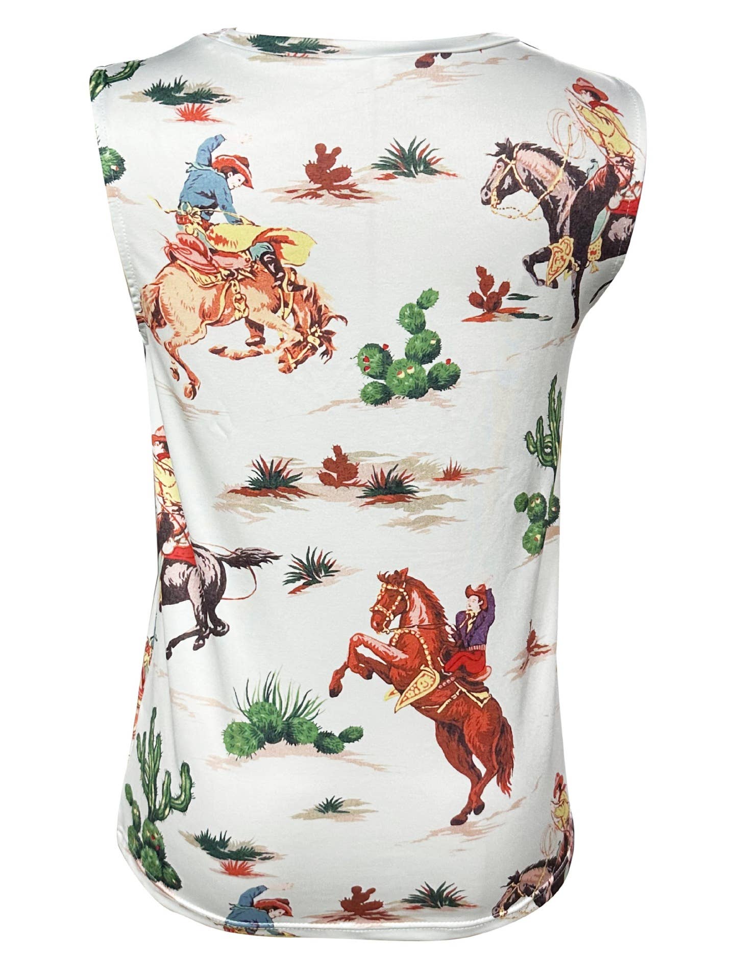 western graphic tee tank