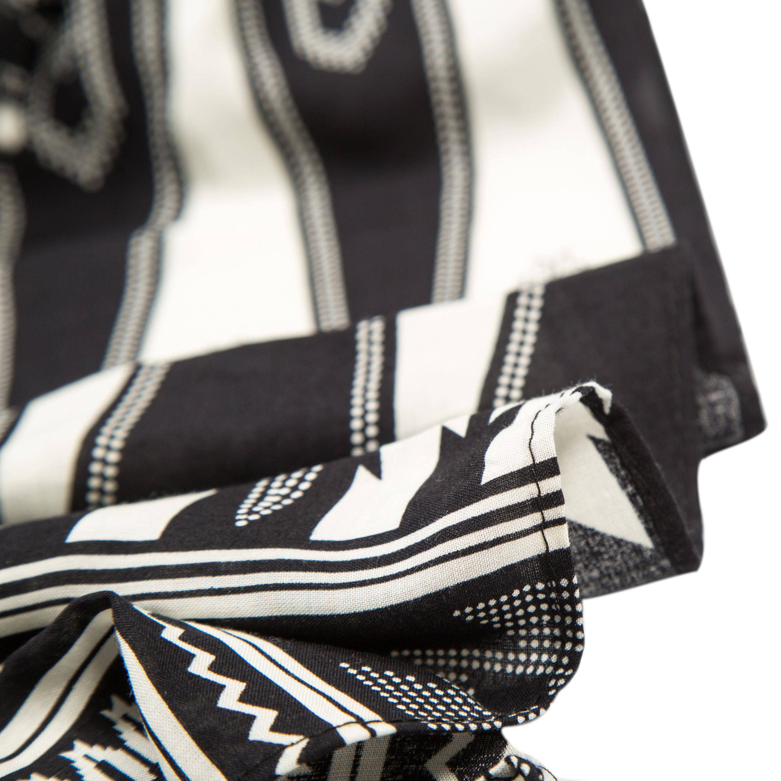 Flowy 35-inch tribal beach poncho for resort wear and casual style