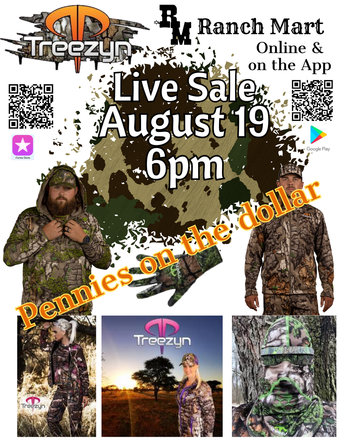 Live Camo Sale August 19th