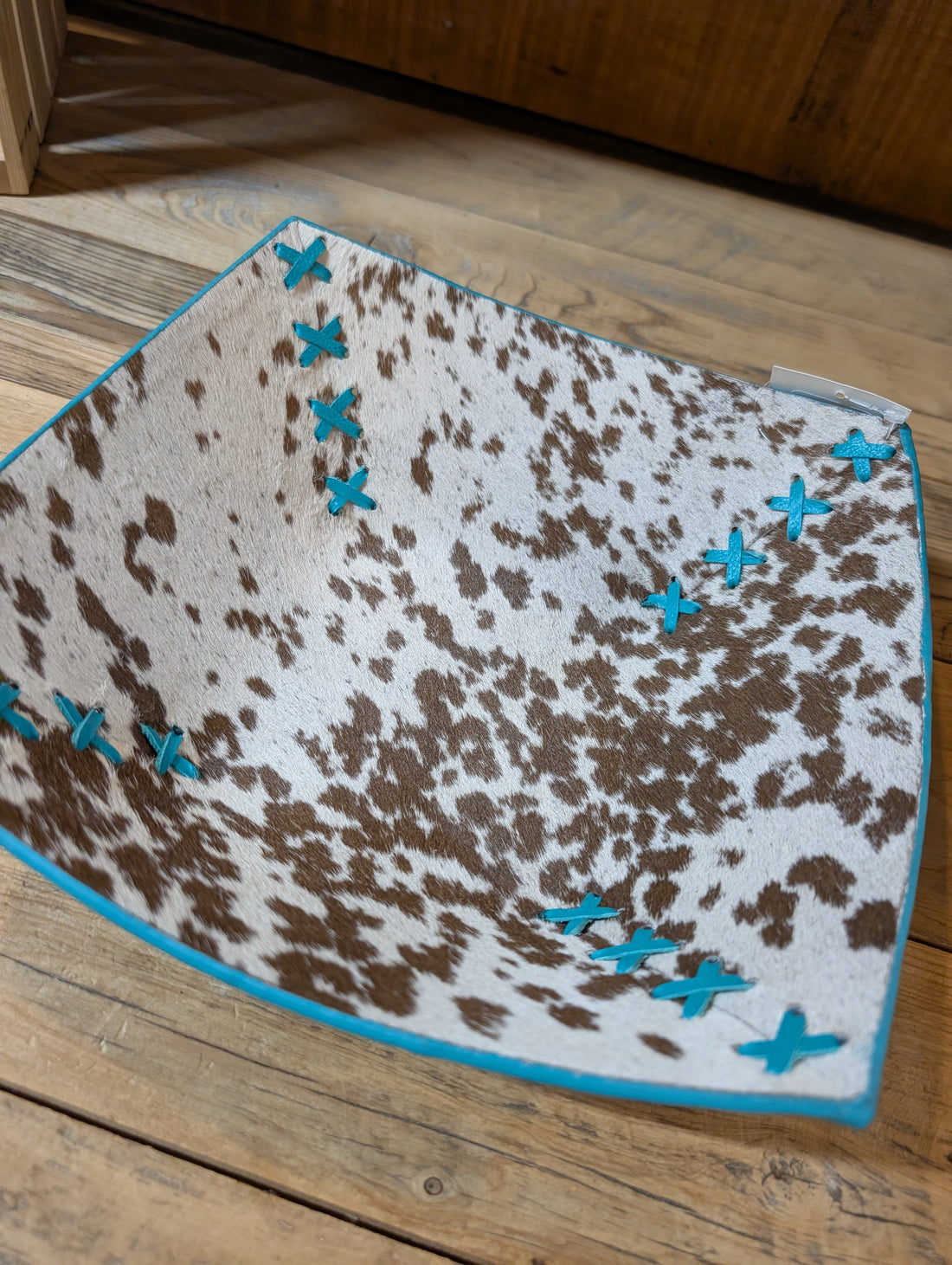 genuine cowhide bowl