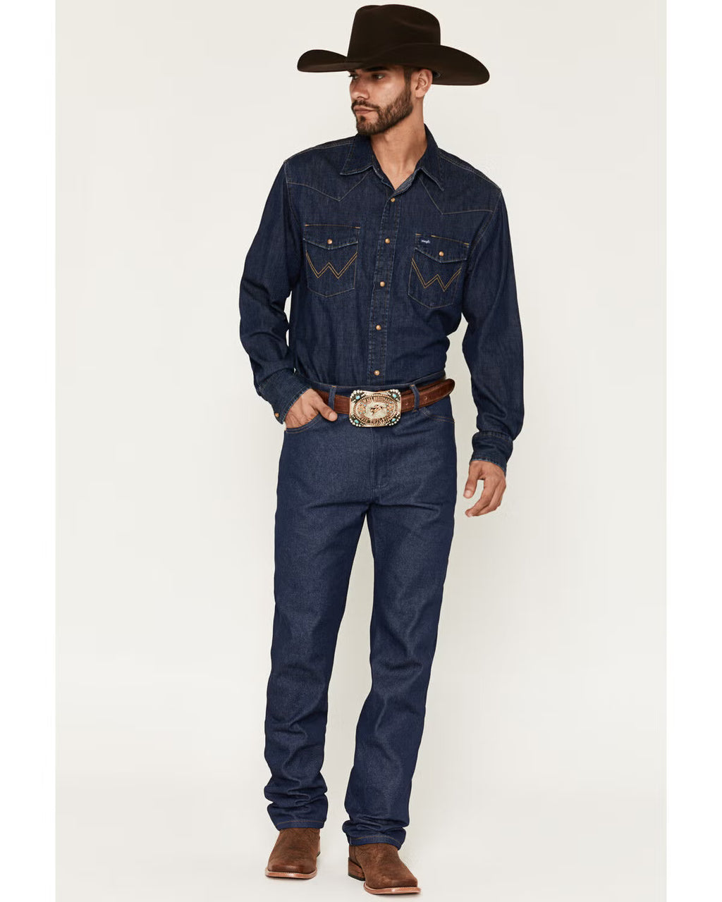 Wrangler Men's Original Fit Rigid Jeans