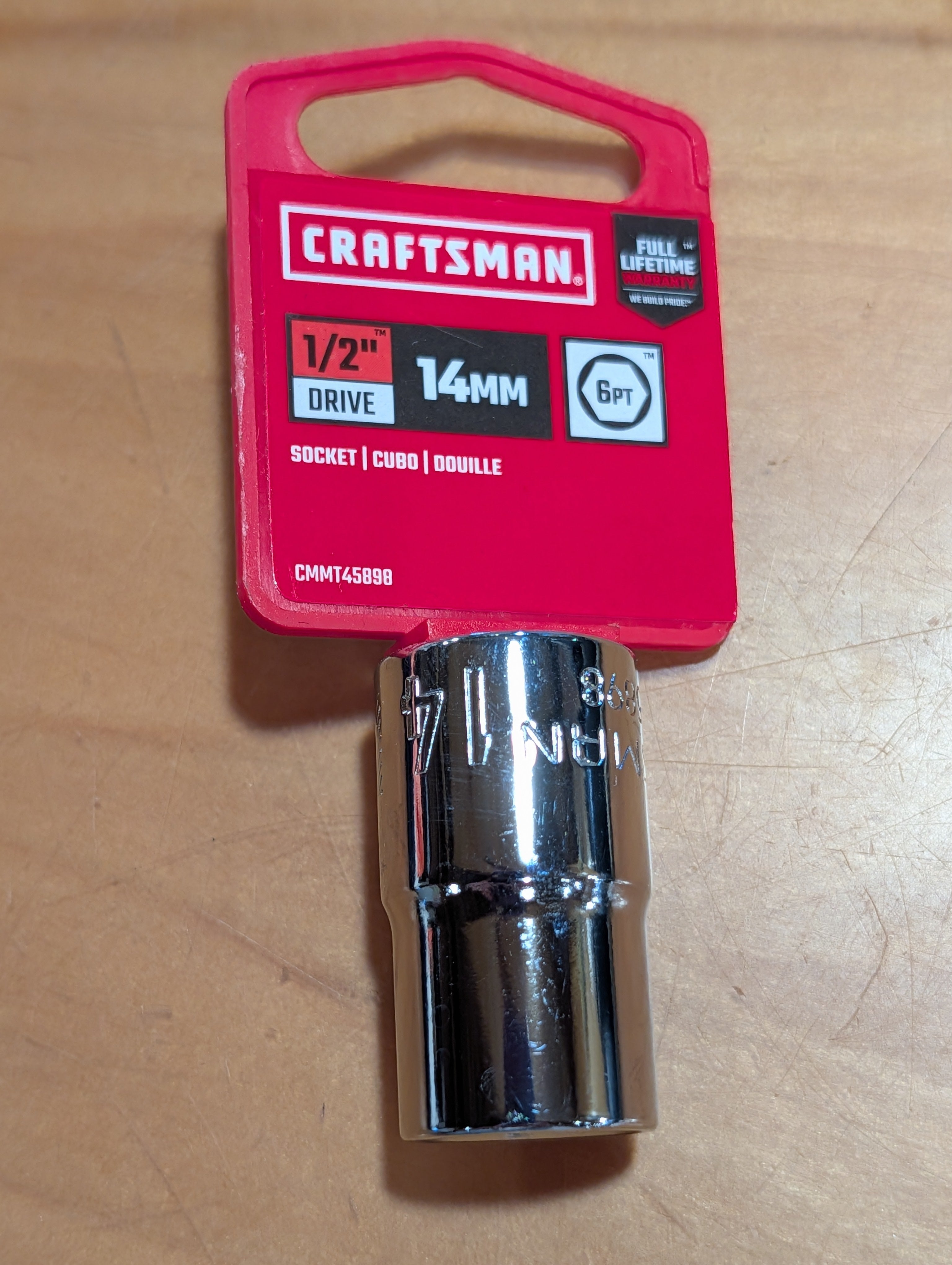 Craftsman socket 14mm 1/2" drive