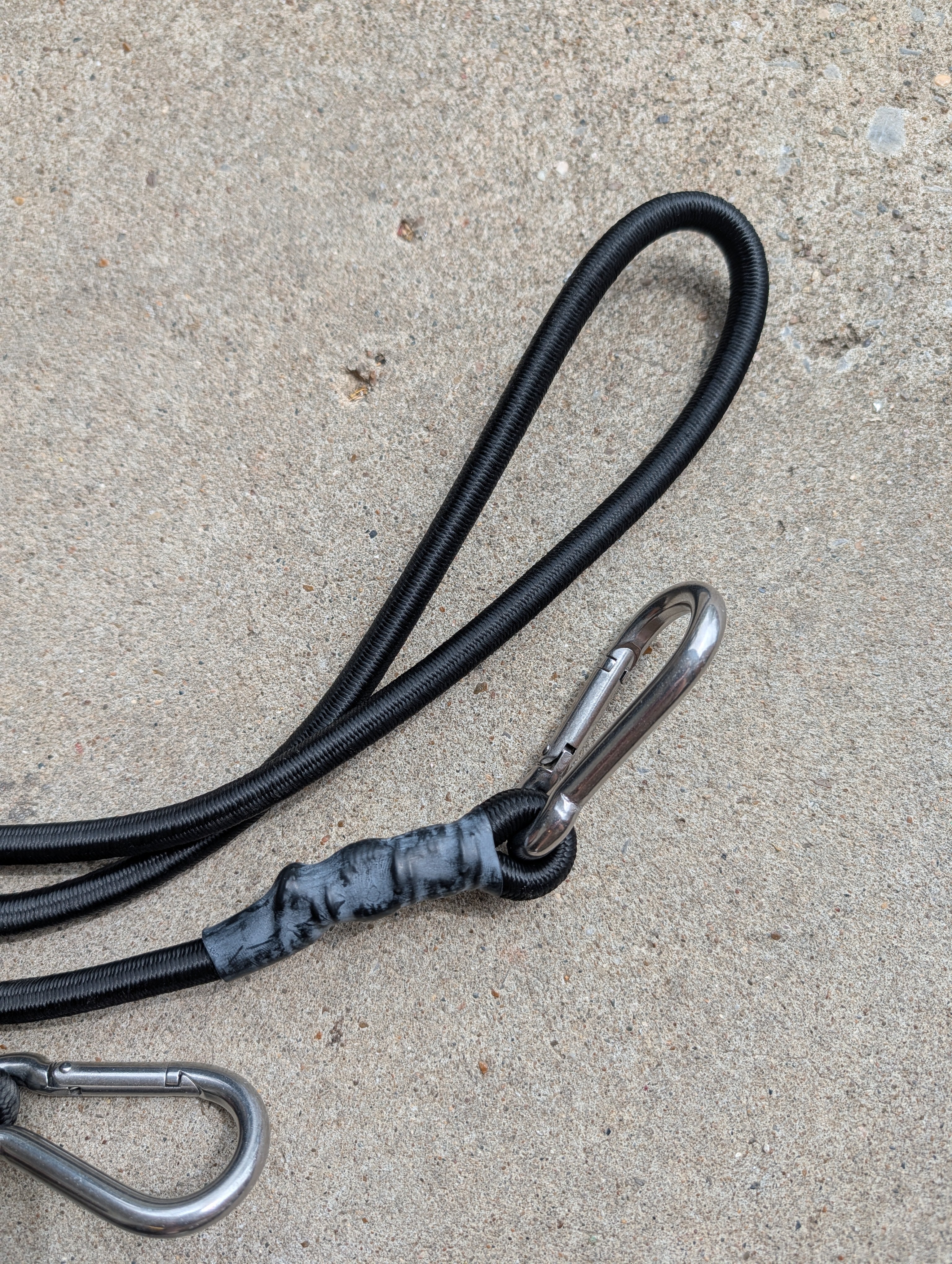 10ft black bungee cord