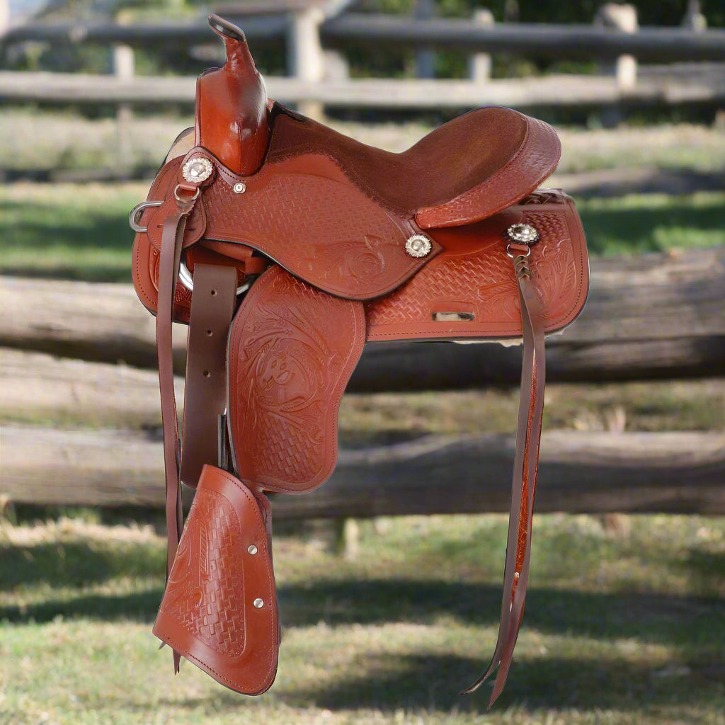Western Starter Saddle for Pony with Quick Change Buckles