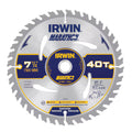 Irwin 7-1/4 inch 40-tooth carbide circular saw blade for fine finish wood cuts.