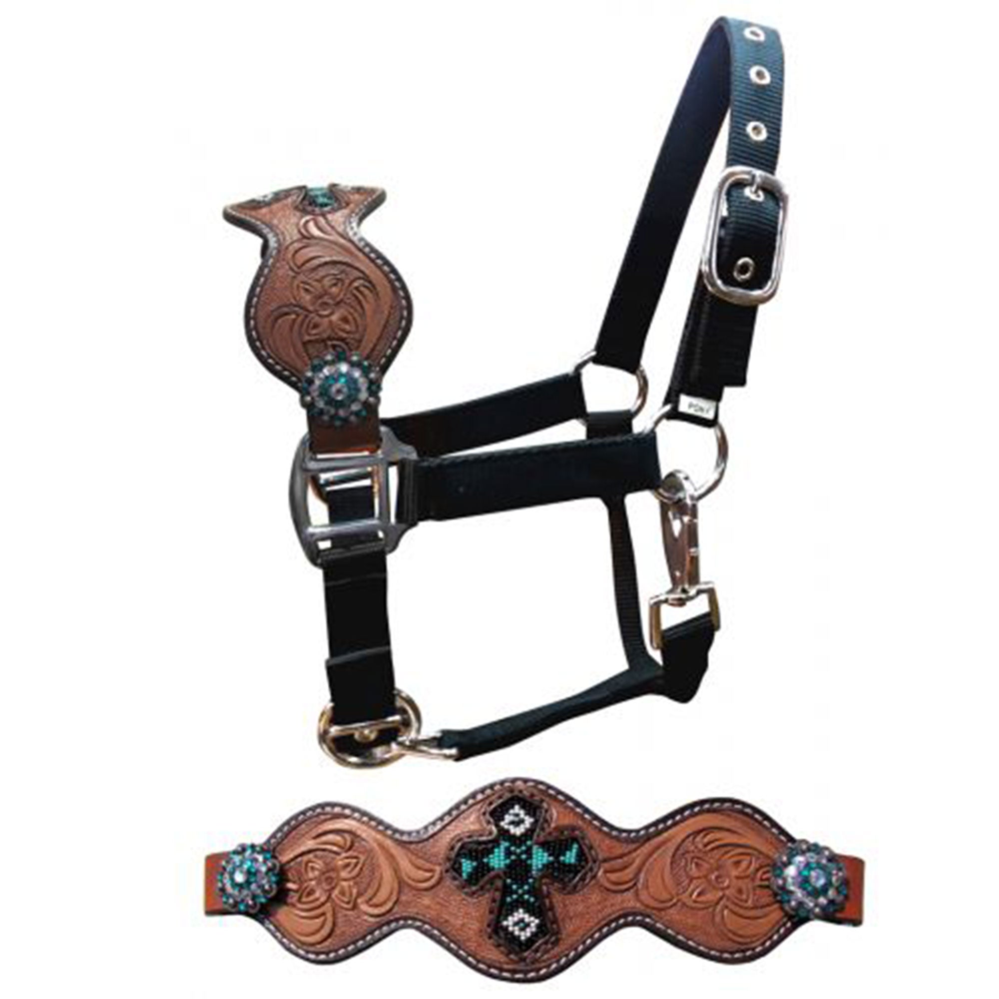 Showman “Little Blessings” Pony Size Bronc Halter