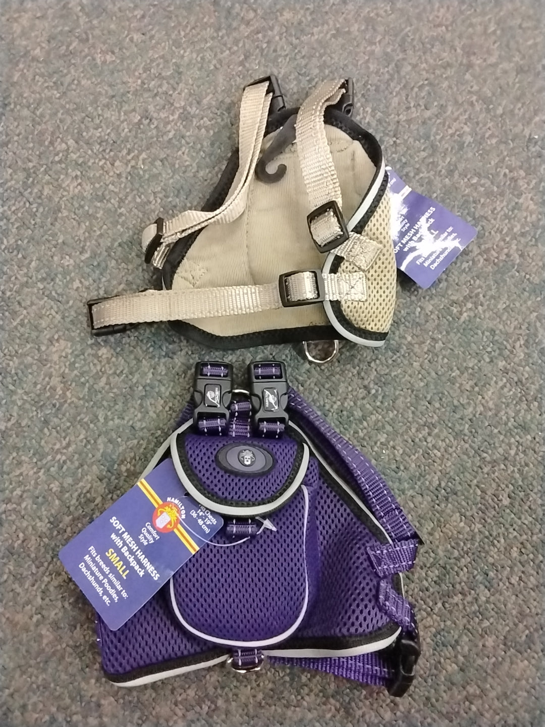 Hamilton Soft Mesh Harness with backpack Small