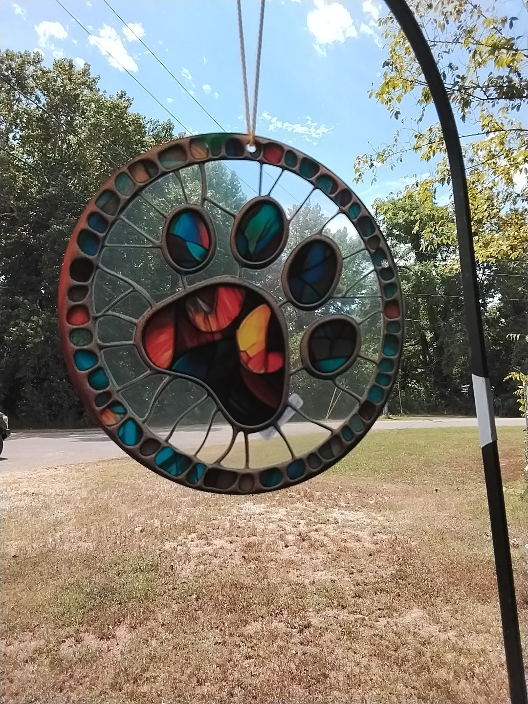 Dog Paw Suncatcher