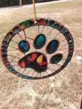 Dog Paw Suncatcher