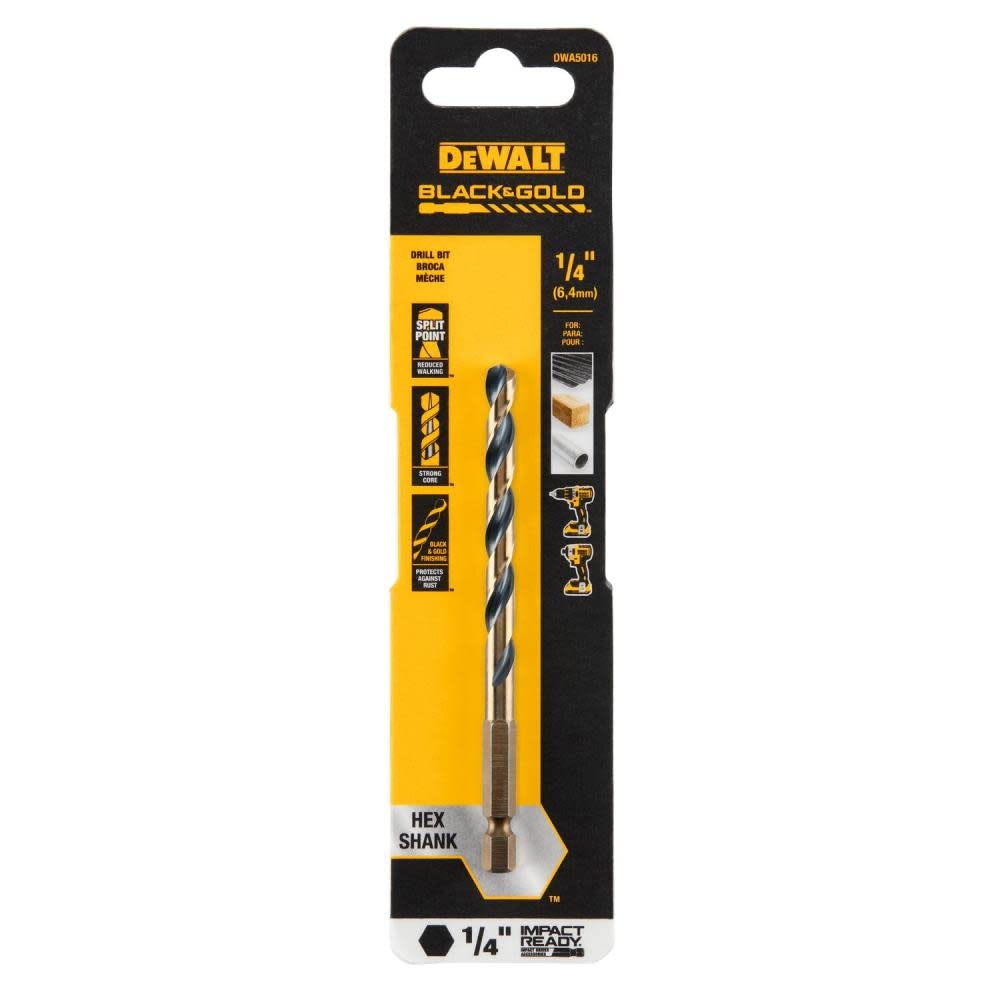 DeWalt drill bit in packaging on a white background