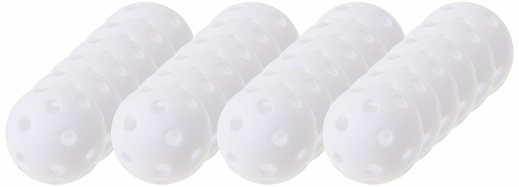 24 white practice golf balls