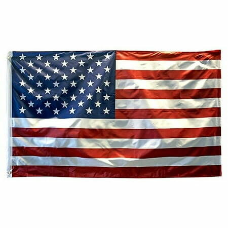 3x5 American U.S. Flag – Old Glory waving in the wind with embroidered stars and stitched stripes