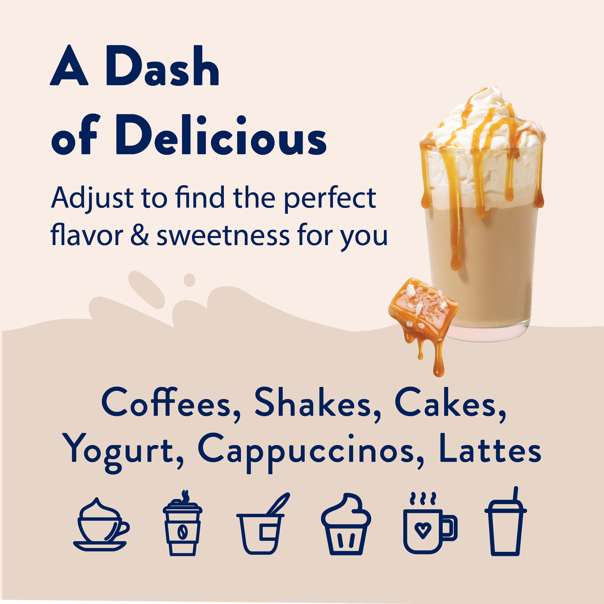 Naturally Sweetened Salted Caramel Syrup - 375ml