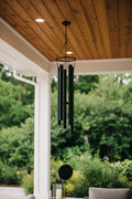 Modern black wind chime 50 inches