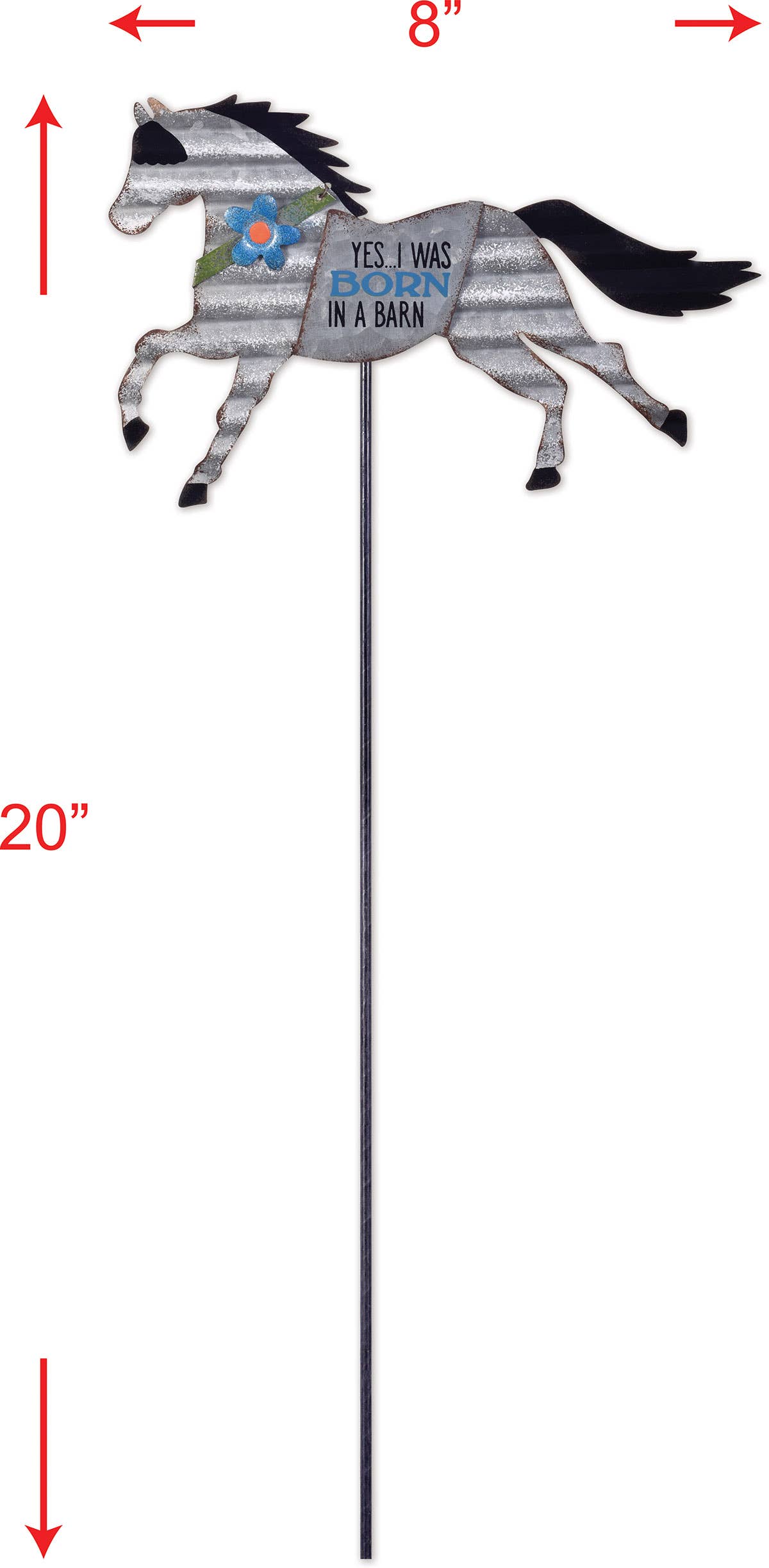 Horse Plant Pick 20"