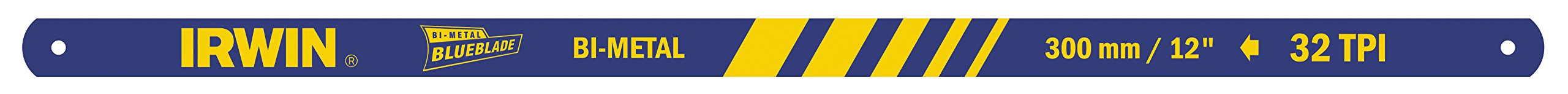 IRWIN 10505899 IW10505899 Bi-Metal Hacksaw Blade (32TPI, 300-Millimetre) -Pack of 10, navy